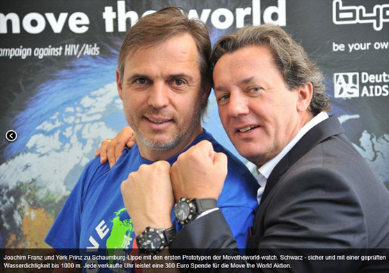 Move the World Aktion mit NauticFish Uhren